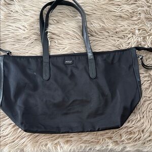 Botkier Black Nylon Tote with Leather Handles